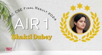 UPSC CSE Final Result 2024 Declared: Shakti Dubey Secures AIR 1 Among 1,009 Selected Candidates