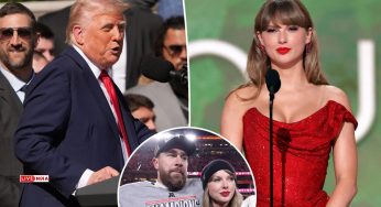 Trump Takes Swipe at Taylor Swift While Celebrating Eagles’ Super Bowl 2025 Victory at White House
