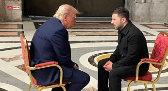Trump, Zelensky Meet at Vatican; Trump Warns Putin “Has To Be Dealt With Differently”