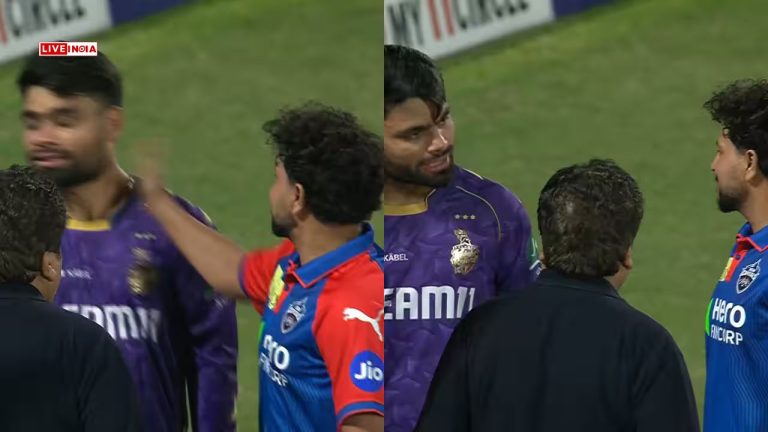 Kuldeep Yadav Slaps Rinku Singh After IPL 2025 Match; Video Sparks Outrage