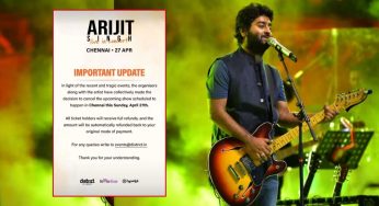 Arijit Singh Cancels Chennai Concert As Mark of Respect For Pahalgam Attack Victims