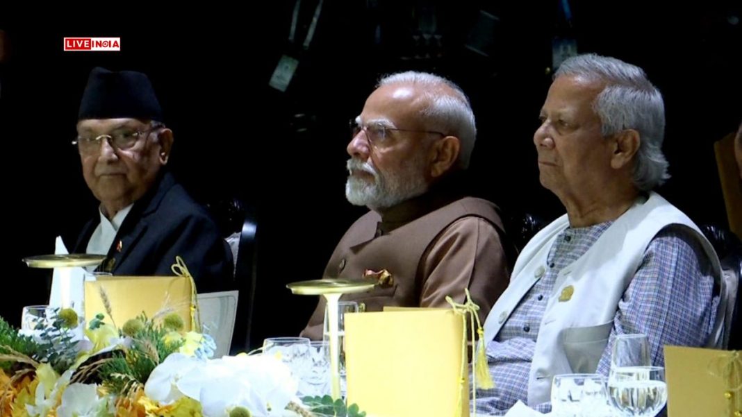 PM Modi, Bangladesh's Yunus Sit Together At Bangkok Summit Dinner Amid Bilateral Tensions