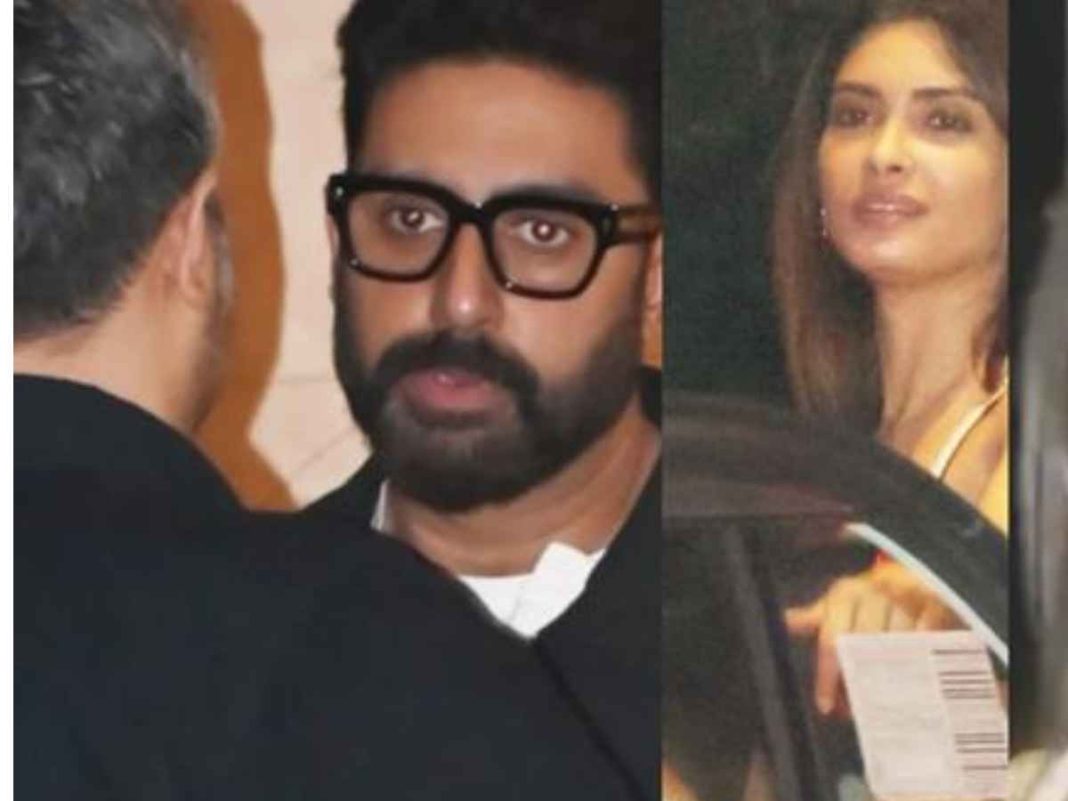 While Aishwarya Steals Global Attention, Abhishek Enjoys a Cozy Dinner Date with Diana Penty in Mumbai