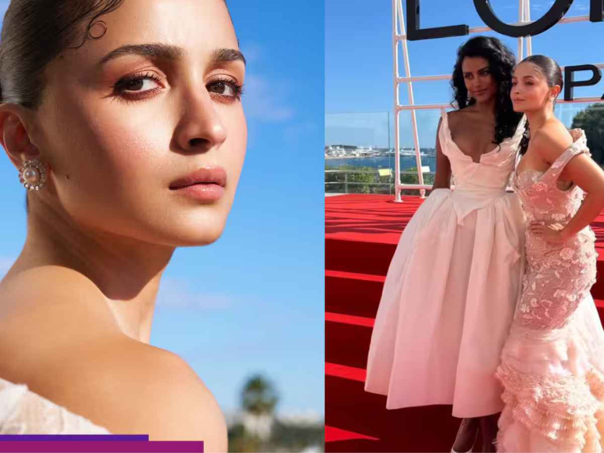 Simone Ashley Can’t Take Her Eyes Off Alia Bhatt at Cannes
