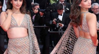 Alia Bhatt’s Sultry Saree Steals the Show at Cannes Finale