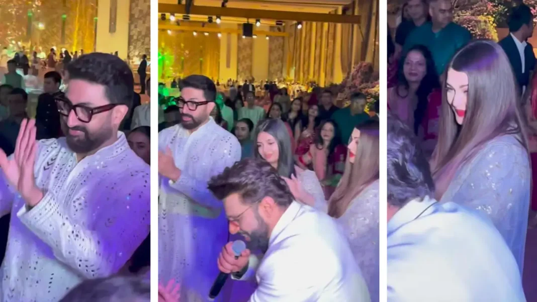 Abhishek, Aishwarya, and Aaradhya Bachchan Groove to 'Kajra Re' at a Wedding
