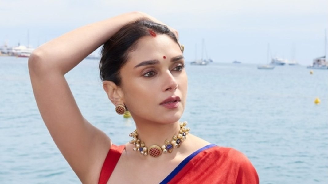 Aditi Rao Hydari Stuns in Fiery Red Sari and Sindoor at Cannes 2025, Wins Hearts with Traditional Look