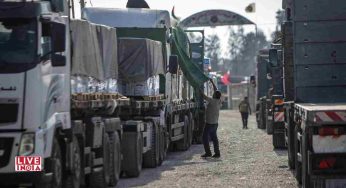 Thousands of aid Trucks Blocked as Israeli Assault Intensifies in Gaza; Death Toll Surges Past 61,000