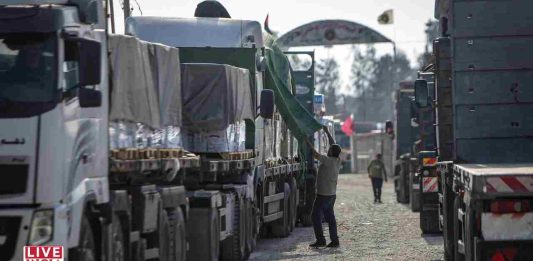 Thousands of aid Trucks Blocked as Israeli Assault Intensifies in Gaza; Death Toll Surges Past 61,000