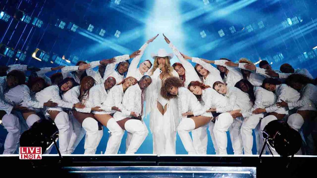 Beyoncé Swaps Sphere Visual After Legal Notice, Replaces It with Allegiant Stadium on Cowboy Carter Tour