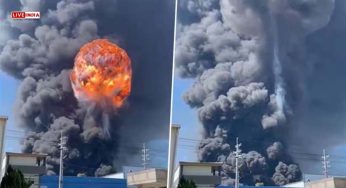 Video: Huge Explosion at China Chemical Plant Sends Mushroom Cloud Over Town