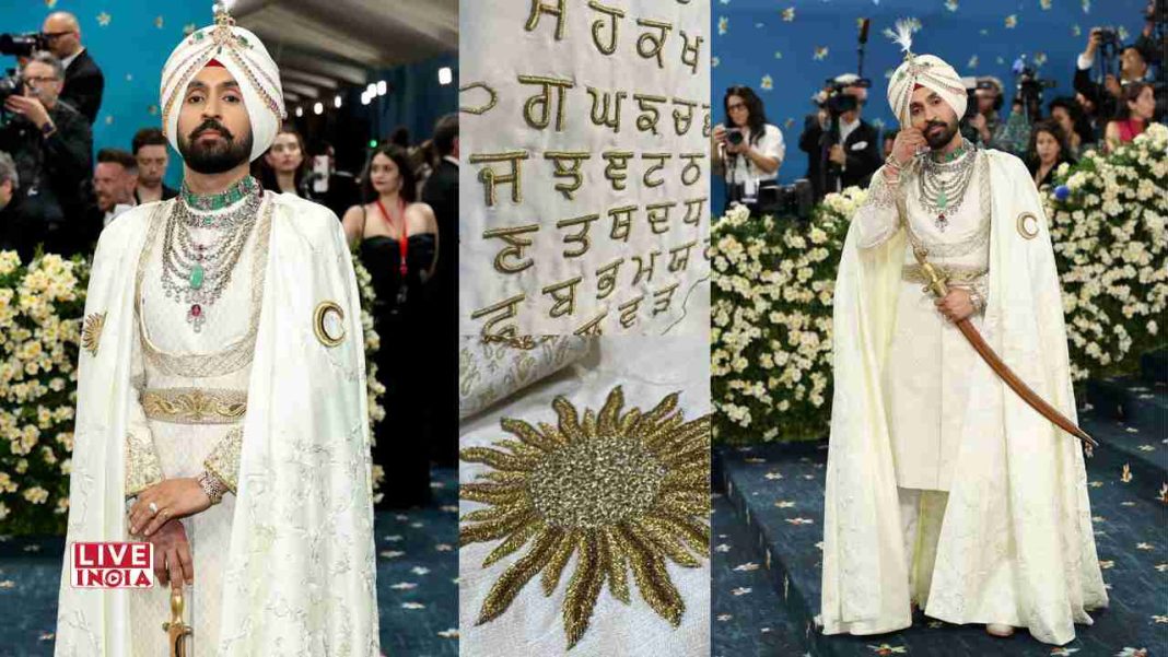Diljit Dosanjh Makes Historic Met Gala Debut in Punjabi Royalty