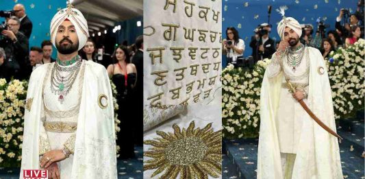 Diljit Dosanjh Makes Historic Met Gala Debut in Punjabi Royalty