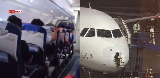 Terrifying Turbulence: IndiGo Flight Caught in Hailstorm, Passengers Scream-Watch Video