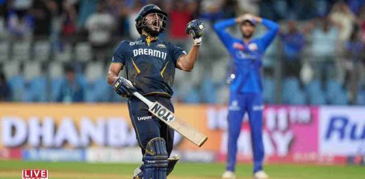 IPL 2025: GT End MI’s Winning Streak in Rain-Hit Thriller, Clinch 3-Wicket DLS Victory