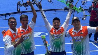 India Clinches Gold, Silver, and Bronze at Archery World Cup Stage 2 in Shanghai