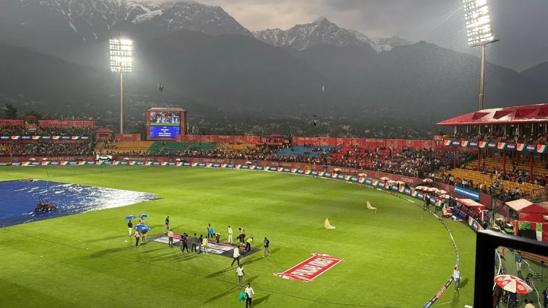 Rain Delays Toss in Crucial IPL Clash Between Punjab Kings and Delhi Capitals in Dharamshala