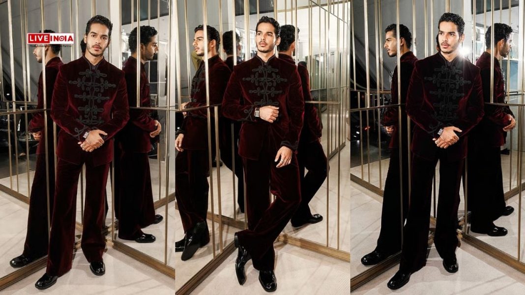 Ishaan Khatter Channels Modern Maharaja Vibes In Gaurav Gupta Couture At Cannes 2025