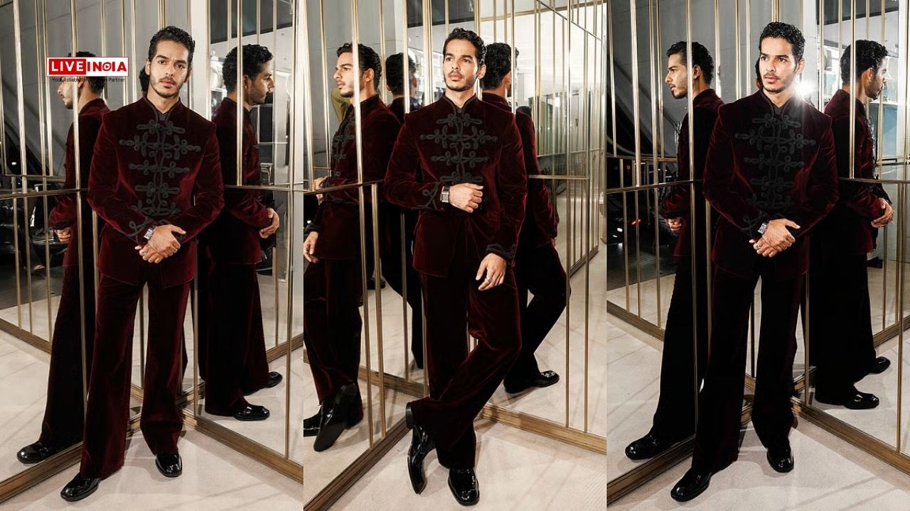 Ishaan Khatter Channels Modern Maharaja Vibes In Gaurav Gupta Couture At Cannes 2025