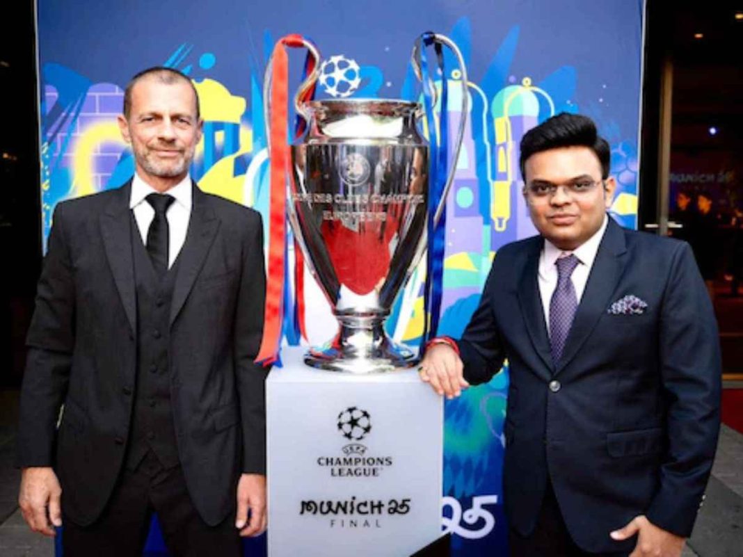ICC Chairman Jay Shah Meets UEFA President Čeferin Ahead of Champions League Final