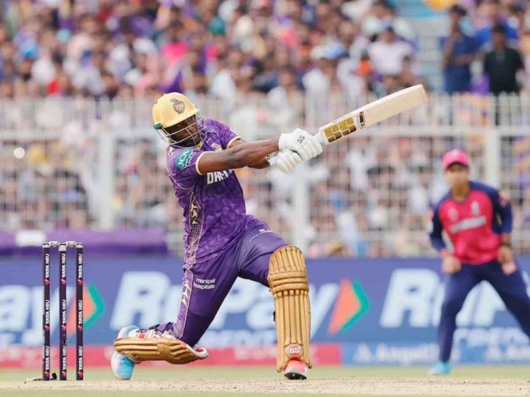 IPL 2025: Angkrish, Russell's Blistering Knocks Power KKR to 206 Against Rajasthan Royals