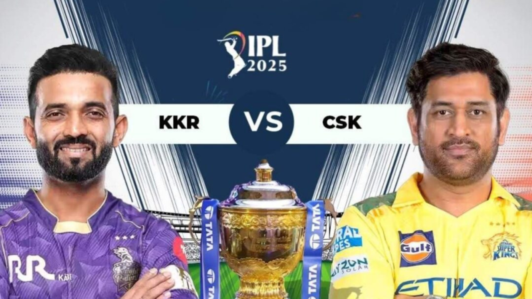 KKR Opt to Bat First After Winning Toss Against CSK in High-Stakes IPL 2025 Clash at Eden Gardens