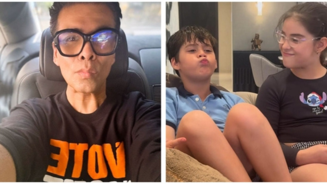 “Stop Taking Selfies!” — Karan Johar’s Kids Hilariously Roast His Pout and Fashion Sense!