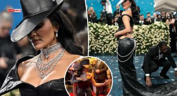 Kim Kardashian Snaps at Security Guard for Stepping on Her 2025 Met Gala Gown