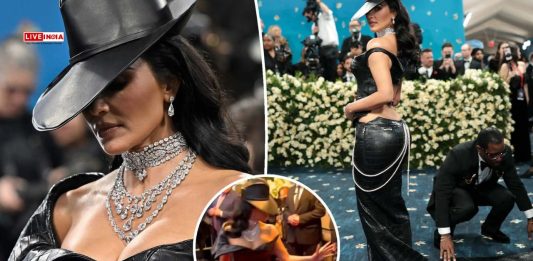 Kim Kardashian Snaps at Security Guard for Stepping on Her 2025 Met Gala Gown