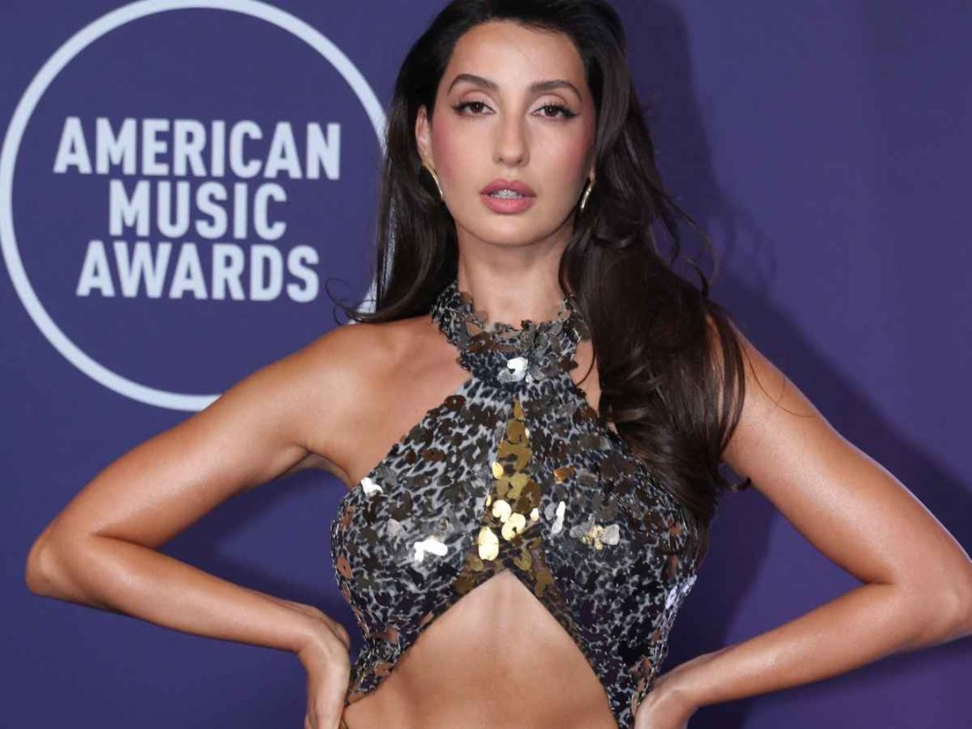 Nora Fatehi Makes Bold Statement in Dazzling Sequin Gown At 2025 AMAs