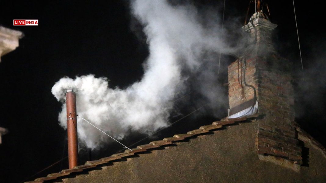 White Smoke Over Vatican: New Pope Elected, Awaits Formal Introduction