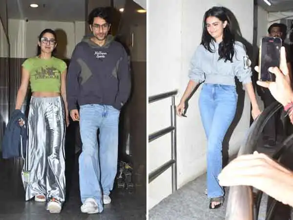 Ibrahim Ali Khan Enjoys Movie Night With Sara & Rumoured Girlfriend Palak Tiwari – Sparks Fly!