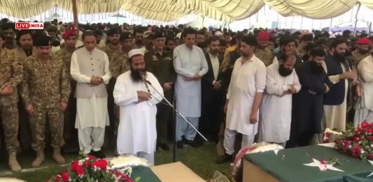 India Shows Photo Evidence of Pak Army Officials Attending Terrorist Funerals; Coffins Wrapped in Pak Flags