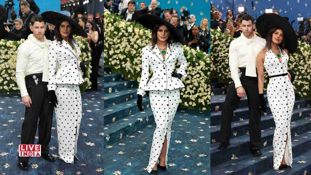 Top Glam, Tailored Grace: Priyanka Chopra Turns Heads at Met Gala 2025 with Nick Jonas