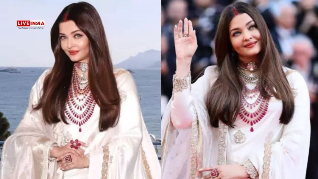 Aishwarya Rai Wears 500-Carat Ruby Necklace At Cannes 2025