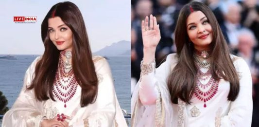 Aishwarya Rai Wears 500-Carat Ruby Necklace At Cannes 2025