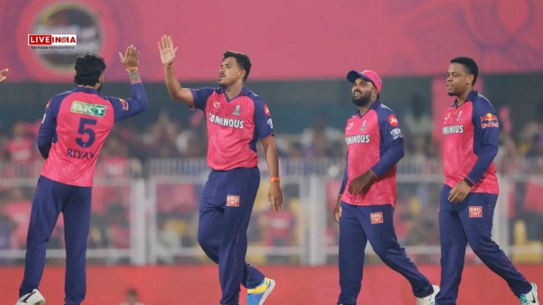 IPL 2025: Tushar Deshpande Dismantles Punjab Top Order, Rajasthan Royals Dominate Early in Jaipur