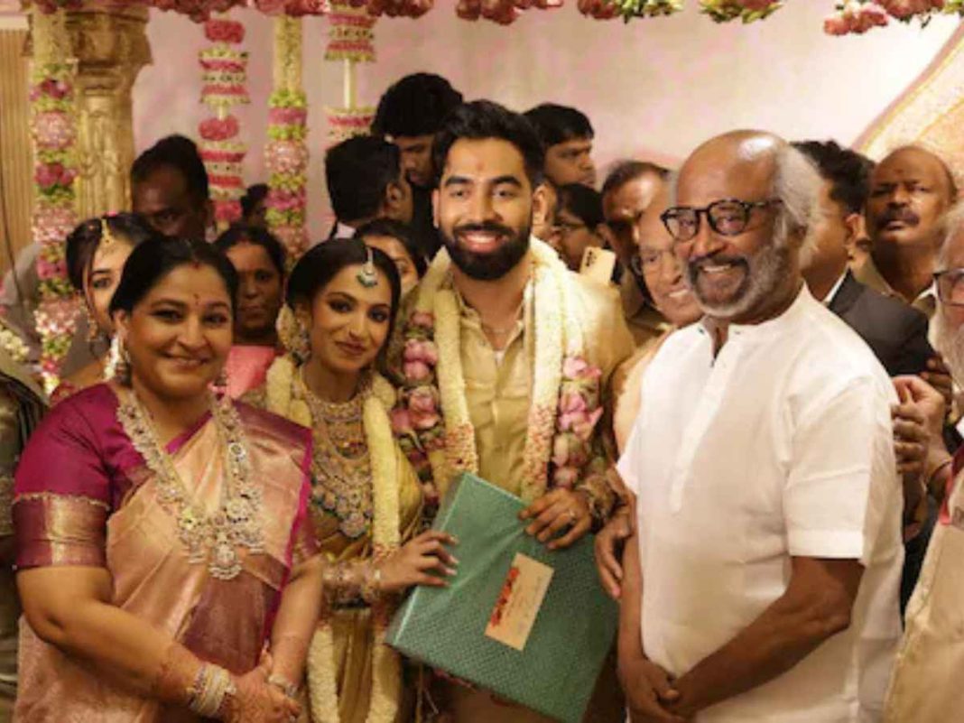 Rajinikanth, Kamal Haasan, Suriya Grace Peetha Ganesh’s Lavish Wedding in Chennai