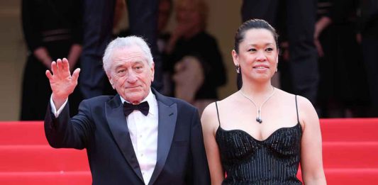 Robert De Niro Walks Hand-in-Hand with Girlfriend Tiffany Chen at Cannes Festival
