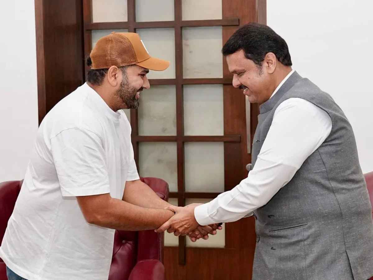 After Test Retirement, Rohit Sharma Meets Devendra Fadnavis—Big Hint at What’s Next?