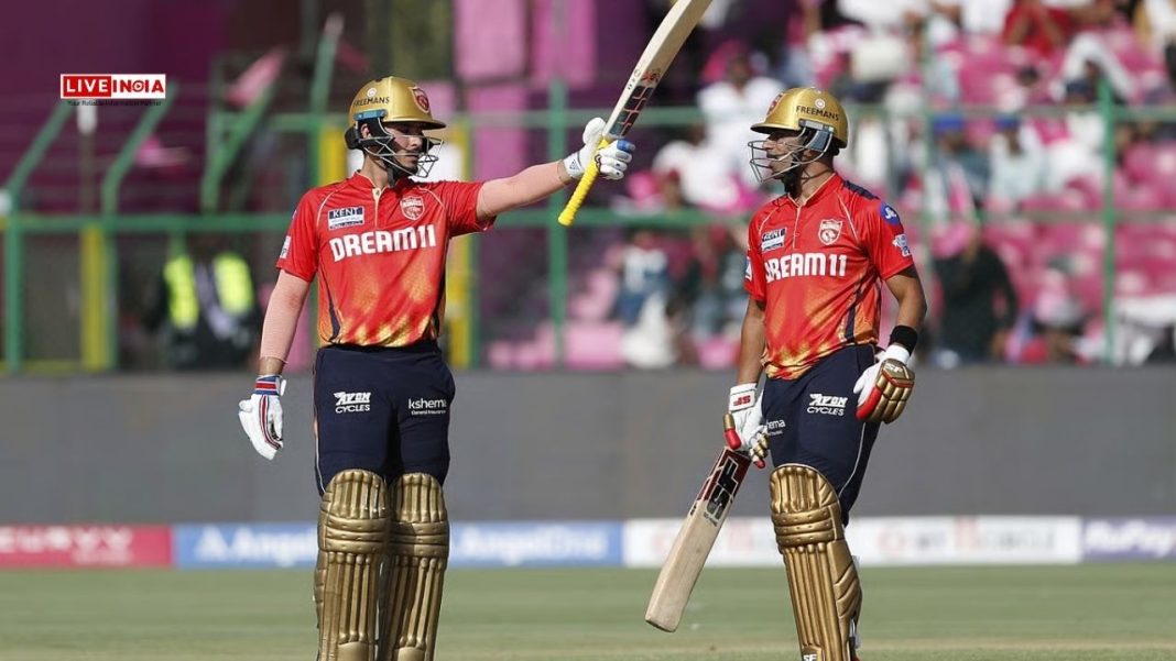 IPL 2025: Wadhera, Shashank Power Punjab Kings to 219/5 Against Rajasthan Royals