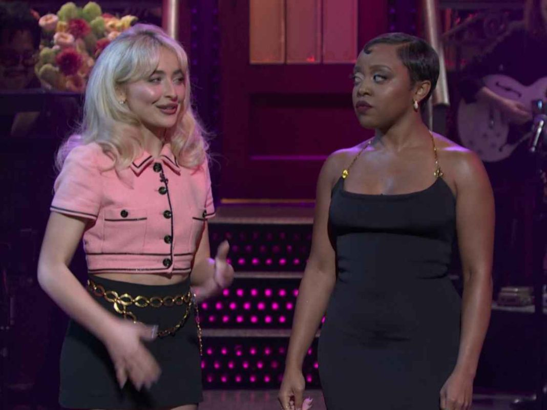 Watch: Sabrina Carpenter Crashes Quinta Brunson’s SNL Musical Monologue Honoring Short Celebs Like Tom Holland & Kendrick Lamar