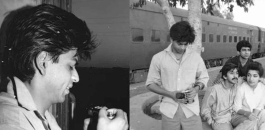 Unseen Moments of a Young SRK Goofing Around on a Train Melt the Internet, See Pictures!