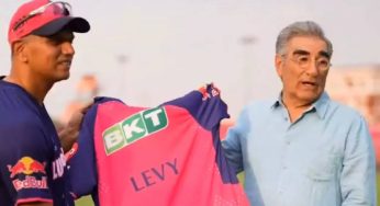 Schitt’s Creek Star Eugene Levy Meets Rahul Dravid, Becomes Rajasthan Royals Fan During IPL Visit