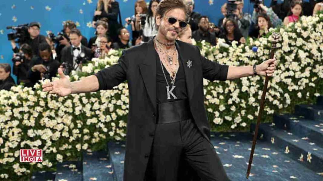 Shah Rukh Khan Becomes First Indian Male Actor to Walk the Met Gala Red Carpet
