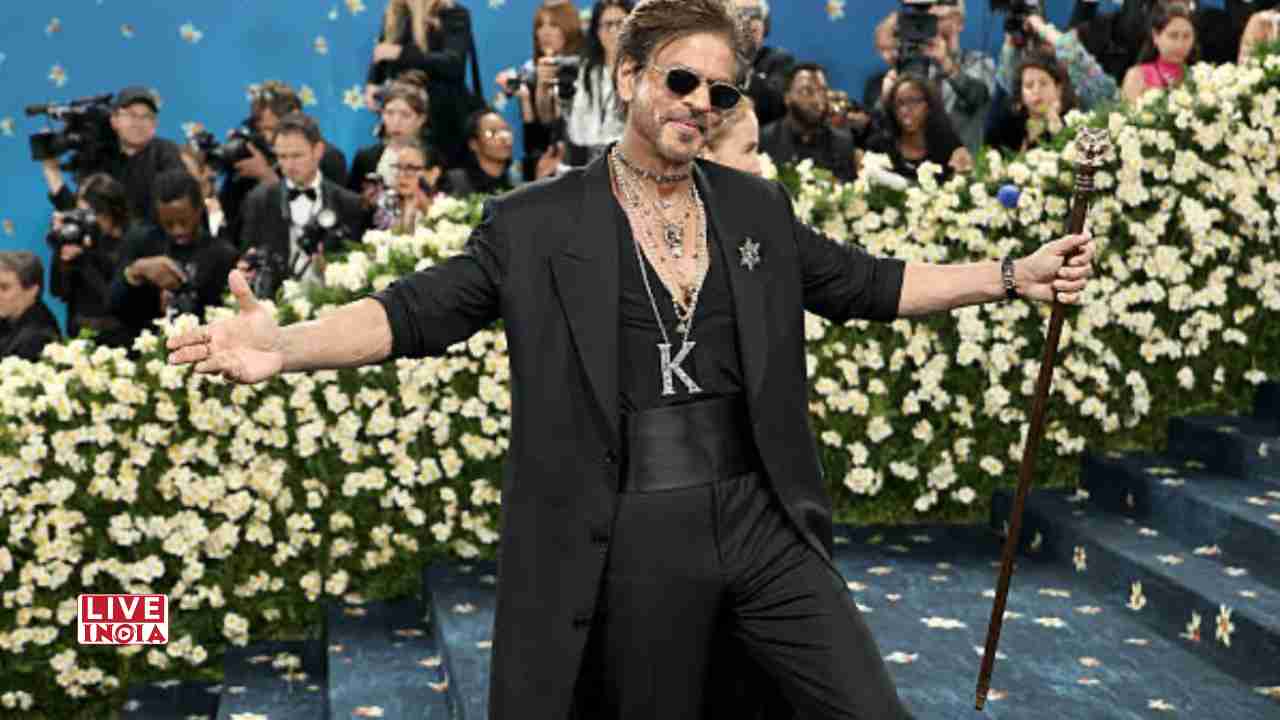 Shah Rukh Khan Becomes First Indian Male Actor to Walk the Met Gala Red Carpet