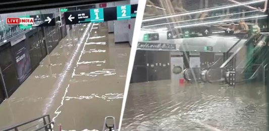 Mumbai's Newly-Inaugurated Worli Metro Station Flooded As Early Monsoon Hits City