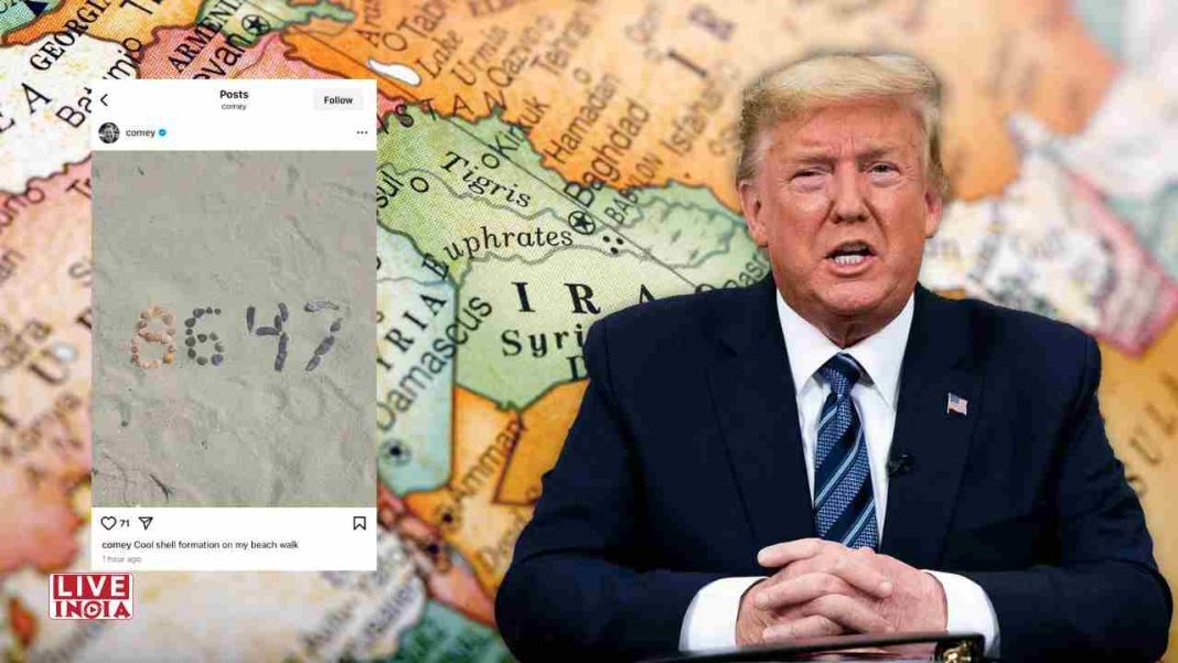 Trump Slams Comey Over Controversial “8647” Post, Calls It a Threat