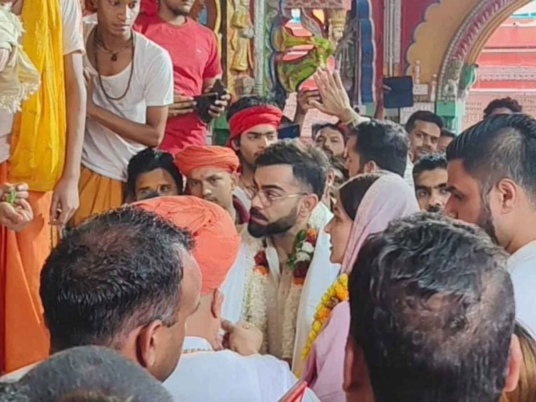 Virat Kohli, Anushka Sharma Seek Blessings At Ayodhya's Hanuman Garhi Temple