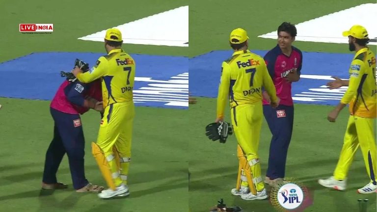 Watch 14-Year-Old Vaibhav Suryavanshi's Mark of Respect Towards His Idol MS Dhoni